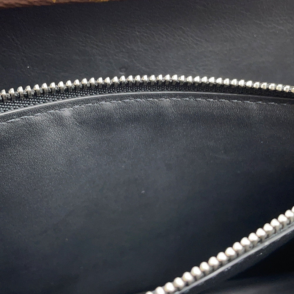LOUIS VUITTON Clutch Box NoirM20252 Monogram Macassar Canvas