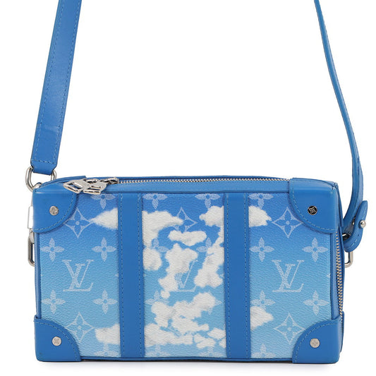 LOUIS VUITTON Soft Trunk Wallet Clouds Collection Blue/WhiteM45432 Monogram Clouds
