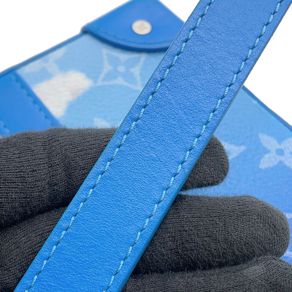 LOUIS VUITTON Soft Trunk Wallet Clouds Collection Blue/WhiteM45432 Monogram Clouds