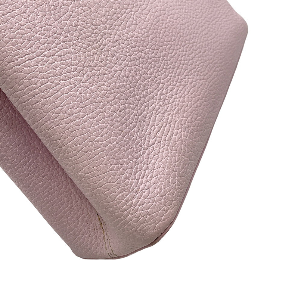 LOUIS VUITTON Capucines Guimauve/Powder WhiteM24120 Taurillon Leather Size BB