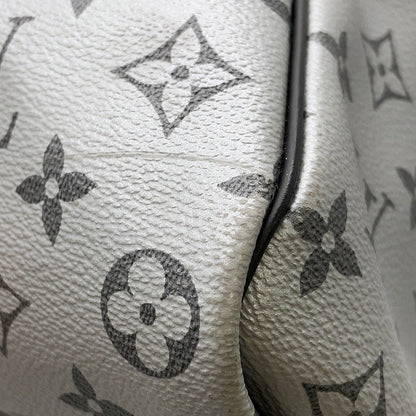 LOUIS VUITTON Keepall Bandouliere Noir/SilverM43817 Monogram Eclipse Split Size 50