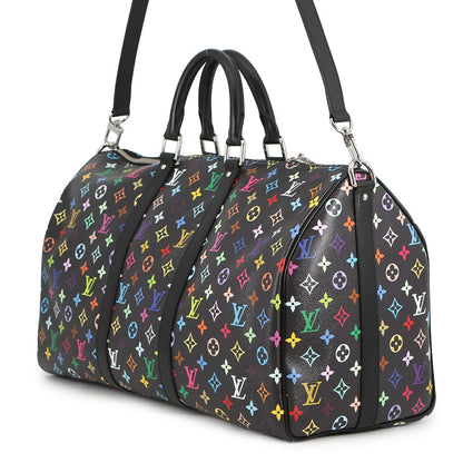 LOUIS VUITTON LV x TM Keepall Bandouliere BlackM13745 Monogram・Multicolor Takashi Murakami Size 50