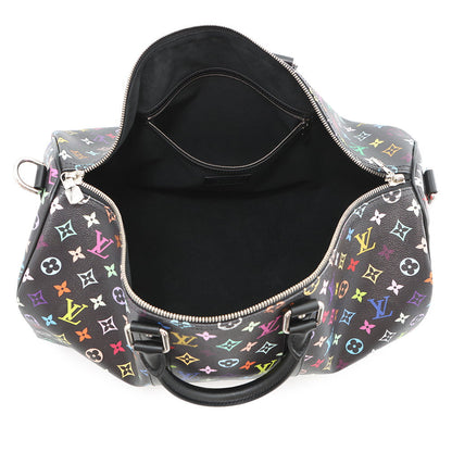 LOUIS VUITTON LV x TM Keepall Bandouliere BlackM13745 Monogram・Multicolor Takashi Murakami Size 50