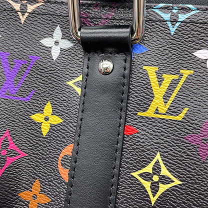 LOUIS VUITTON LV x TM Keepall Bandouliere BlackM13745 Monogram・Multicolor Takashi Murakami Size 50