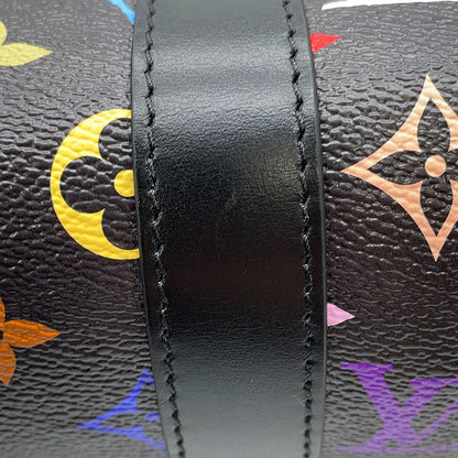 LOUIS VUITTON LV x TM Keepall Bandouliere BlackM13745 Monogram・Multicolor Takashi Murakami Size 50