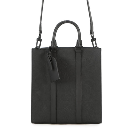 LOUIS VUITTON Sac Plat NoirM59960 Monogram ・Taurillon