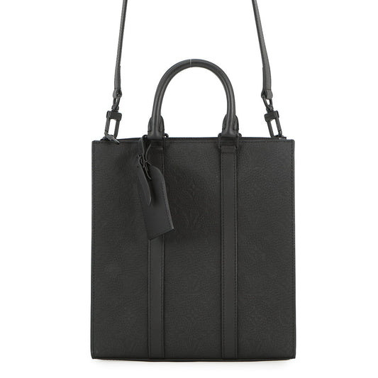 LOUIS VUITTON Sac Plat NoirM59960 Monogram ・Taurillon