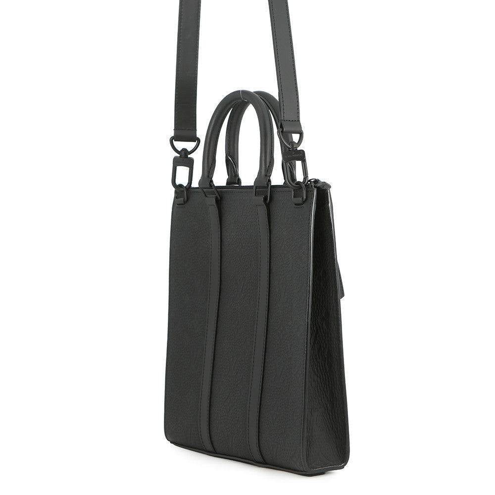 LOUIS VUITTON Sac Plat NoirM59960 Monogram ・Taurillon