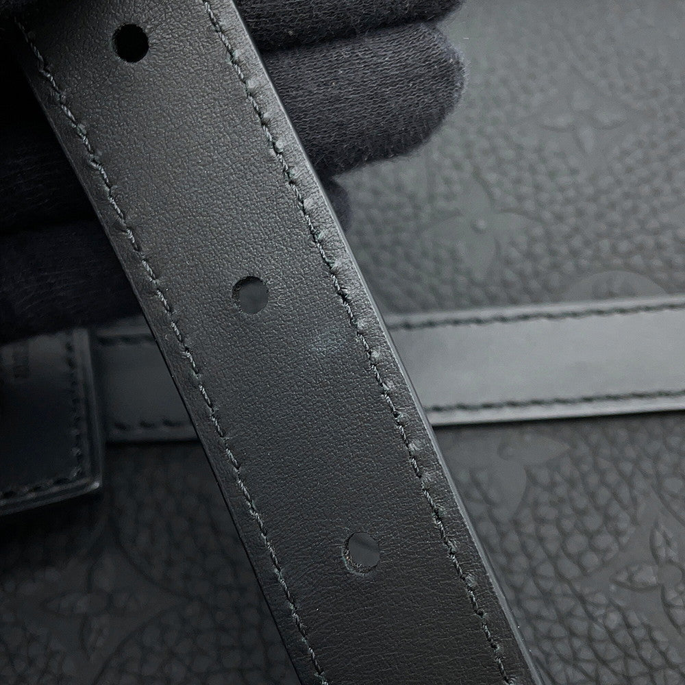 LOUIS VUITTON Sac Plat NoirM59960 Monogram ・Taurillon