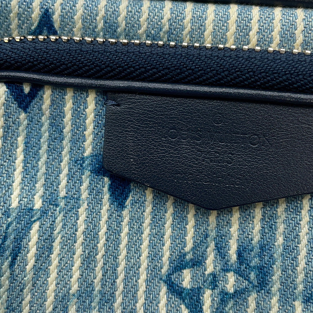 LOUIS VUITTON Outdoors / Pochette BlueM80462 Monogram Watercolor