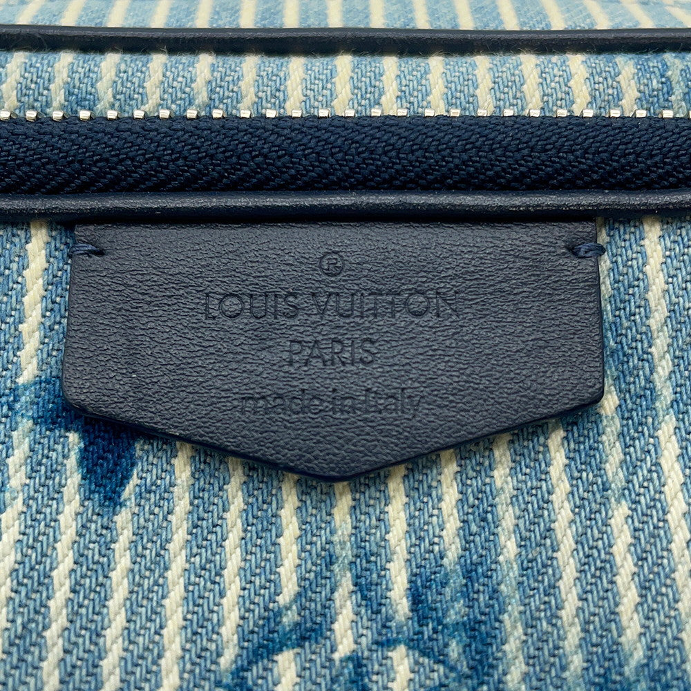 LOUIS VUITTON Outdoors / Pochette BlueM80462 Monogram Watercolor