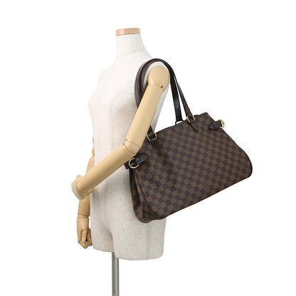 LOUIS VUITTON Batignolles Horizontal RedN48179 Damier Ebene Canvas