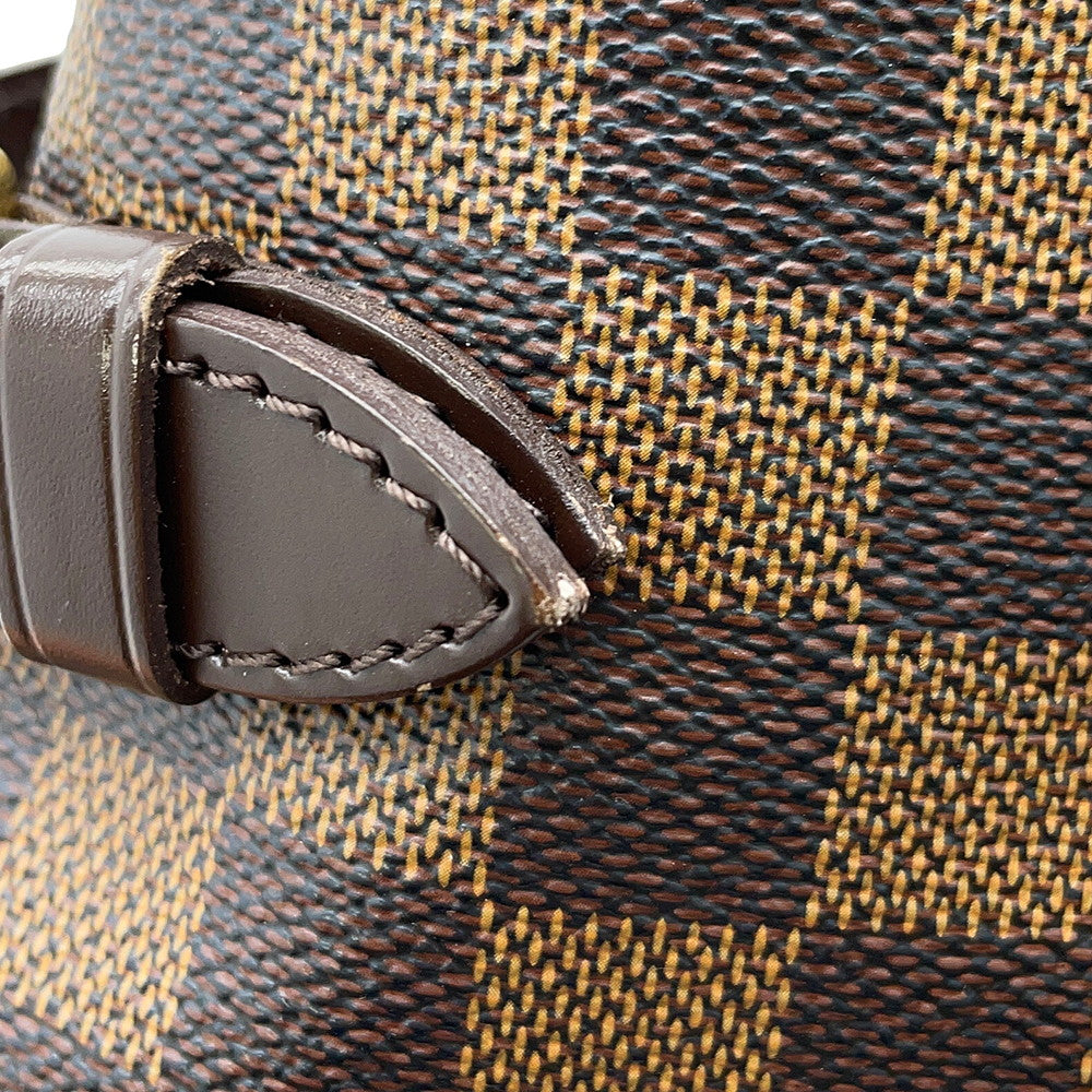 LOUIS VUITTON Batignolles Horizontal RedN48179 Damier Ebene Canvas
