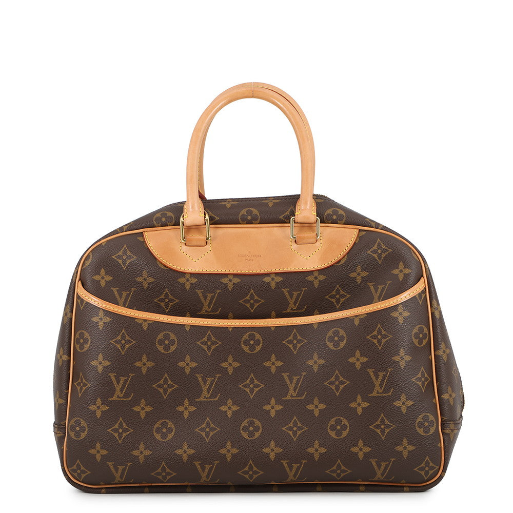 LOUIS VUITTON Deauville Bowling Vanity BrownM47270 Monogram