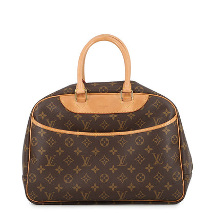 LOUIS VUITTON Deauville Bowling Vanity BrownM47270 Monogram