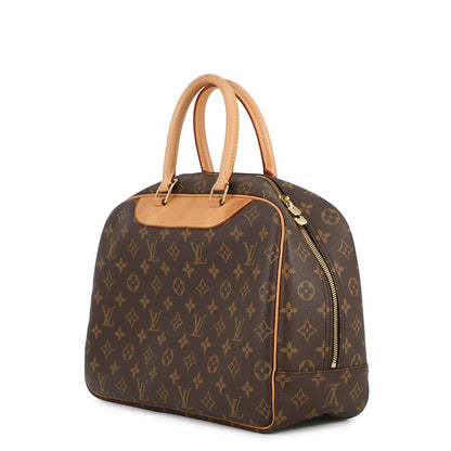 LOUIS VUITTON Deauville Bowling Vanity BrownM47270 Monogram