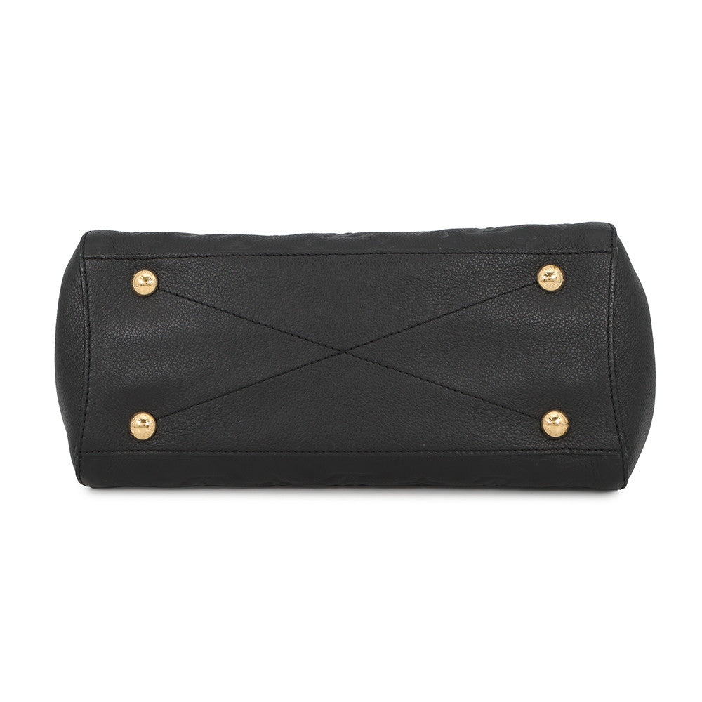 LOUIS VUITTON Montaigne NoirM41048 Monogram Empreinte Leather Size MM