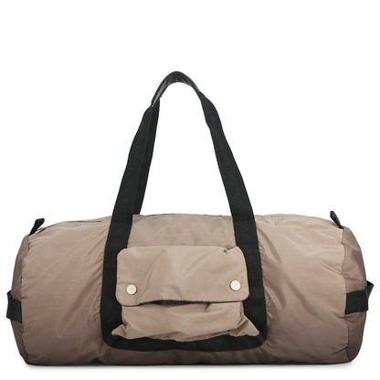 CHANEL Sports line Travel Bag Gray Nylon