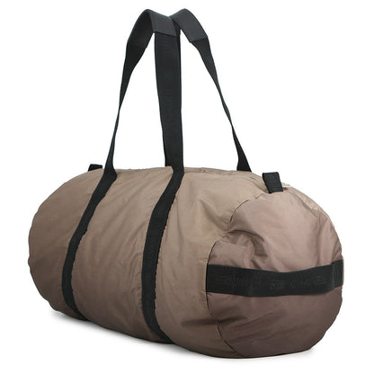 CHANEL Sports line Travel Bag Gray Nylon