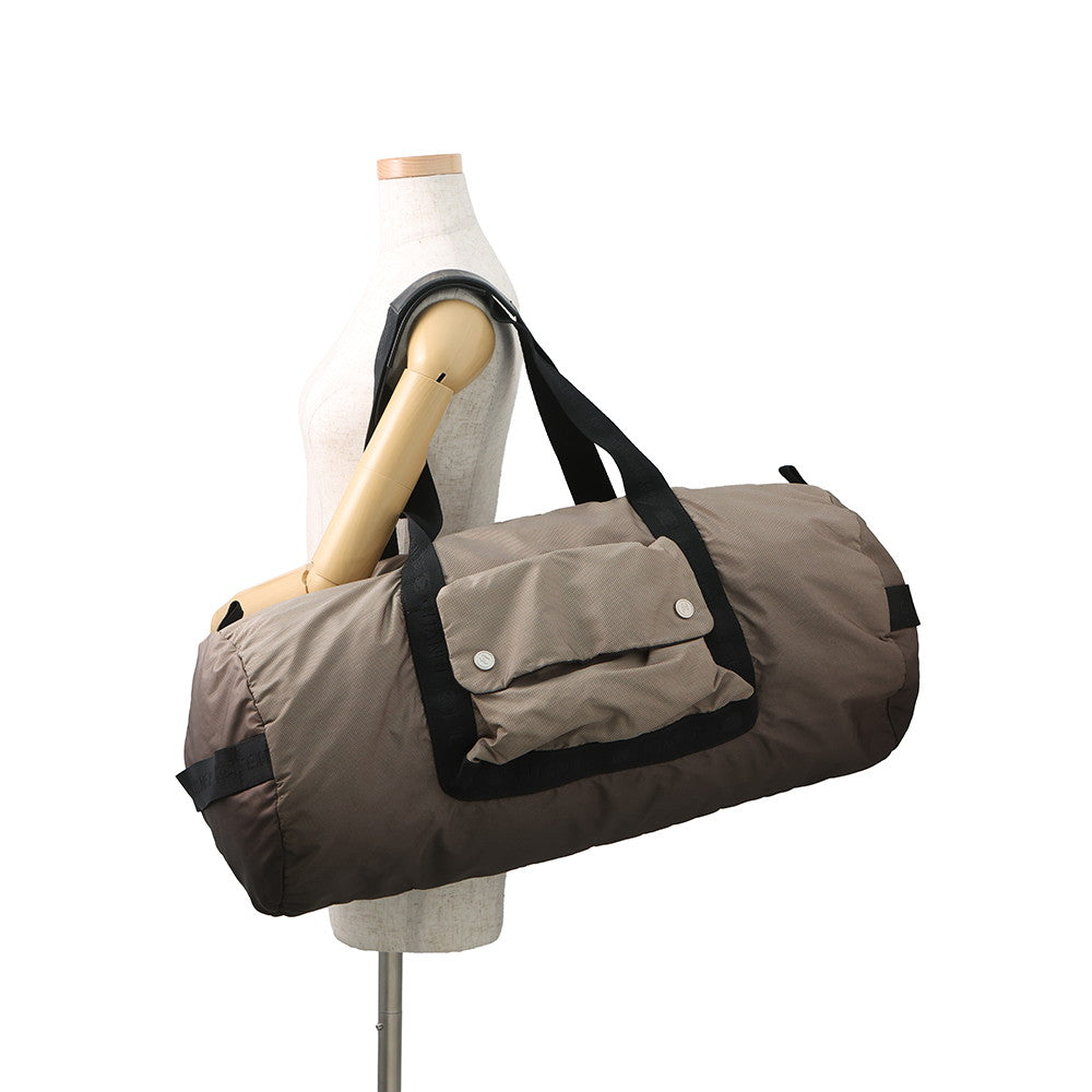 CHANEL Sports line Travel Bag Gray Nylon