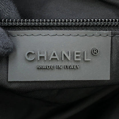 CHANEL Sports line Travel Bag Gray Nylon