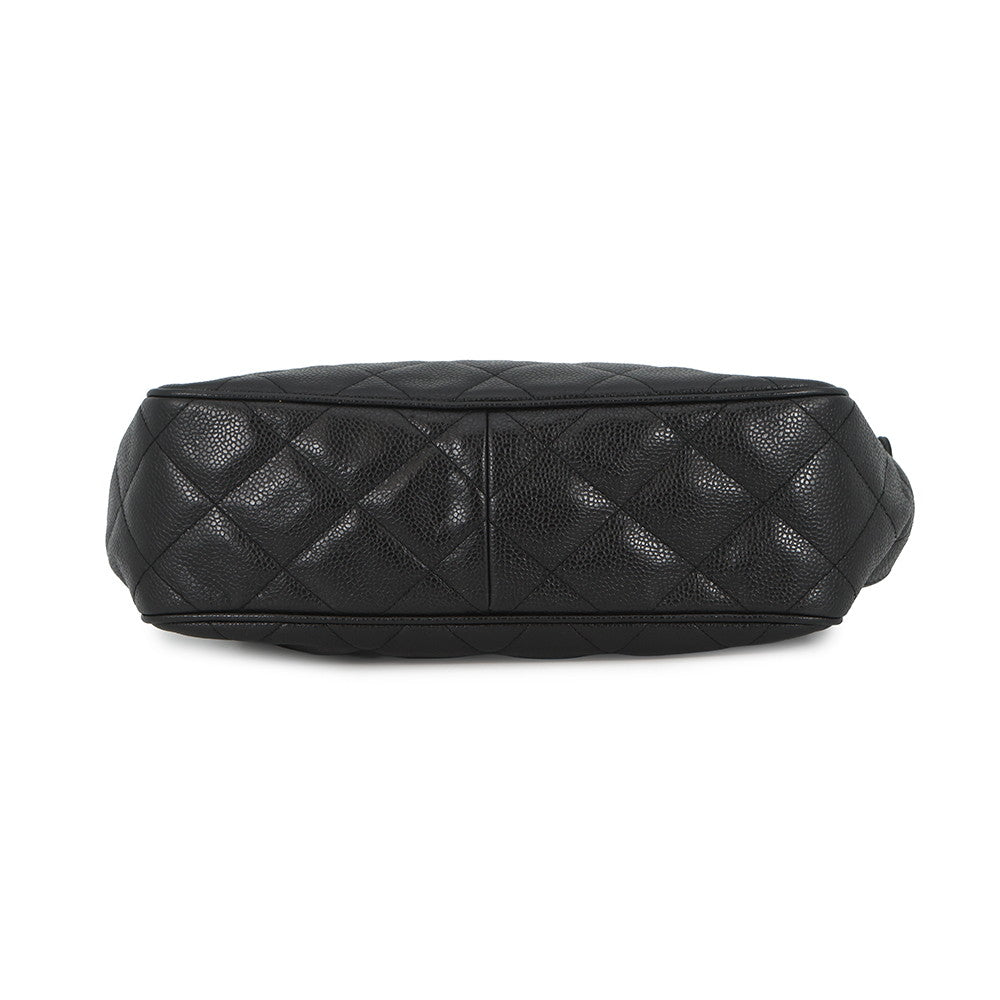 CHANEL Matelasse ChainShoulder Bag Black Caviar Leather