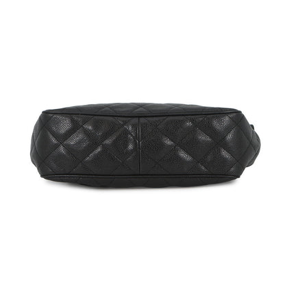 CHANEL Matelasse ChainShoulder Bag Black Caviar Leather