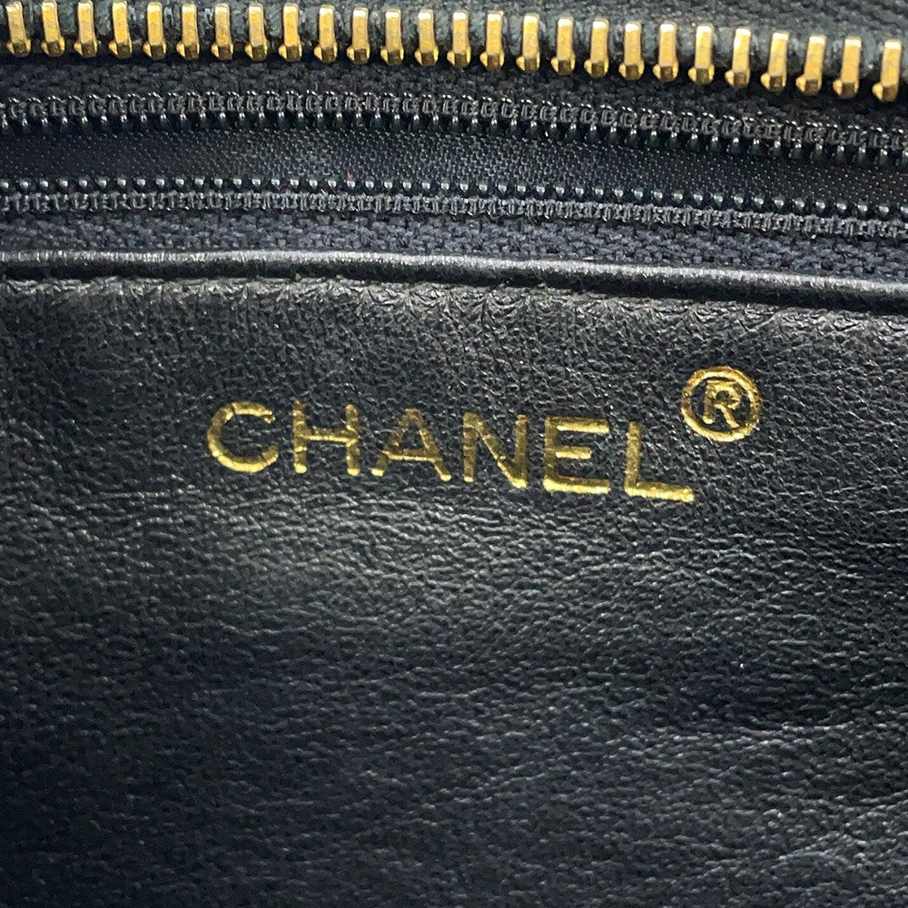 CHANEL Matelasse ChainShoulder Bag Black Caviar Leather