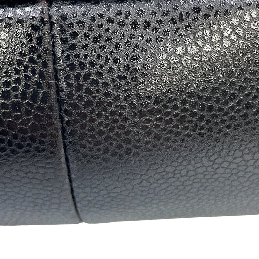 CHANEL CC Logo Matelasse ChainTote Bag BlackA67292 Caviar Leather