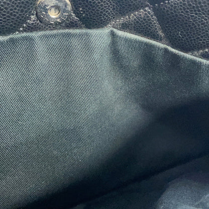 CHANEL CC Logo Matelasse ChainTote Bag BlackA67292 Caviar Leather
