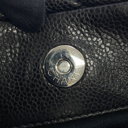 CHANEL CC Logo Matelasse ChainTote Bag BlackA67292 Caviar Leather