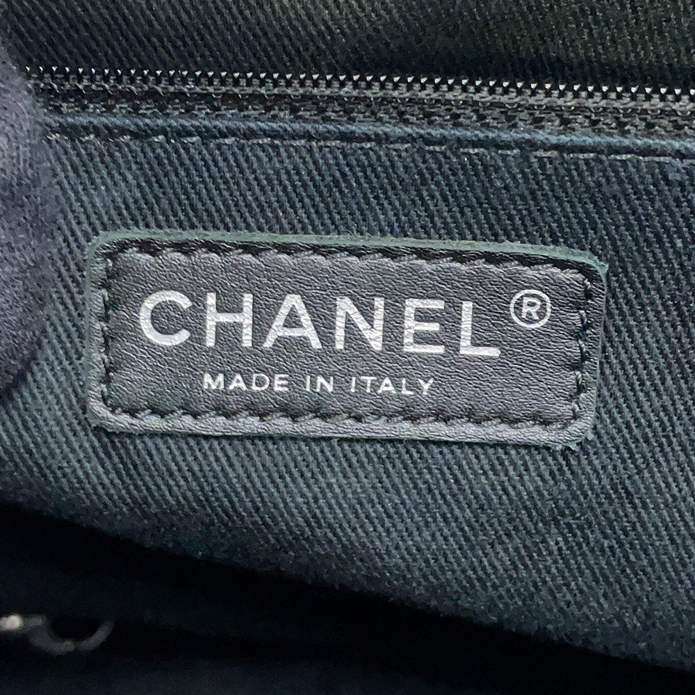 CHANEL CC Logo Matelasse ChainTote Bag BlackA67292 Caviar Leather