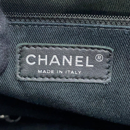 CHANEL CC Logo Matelasse ChainTote Bag BlackA67292 Caviar Leather