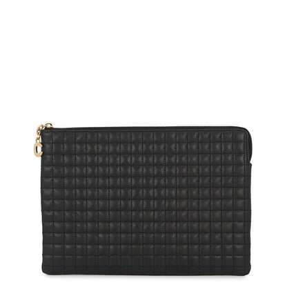 CELINE CBag Charm Quilted Clutch Bag Black10B813BFL.38NO Leather