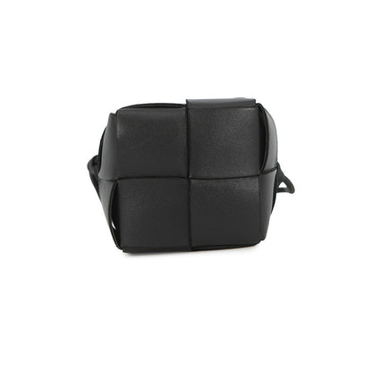 Bottega Veneta INTRECCIATO Cassette Bucket Bag Black680217VCQC48425 Lambskin Size Mini