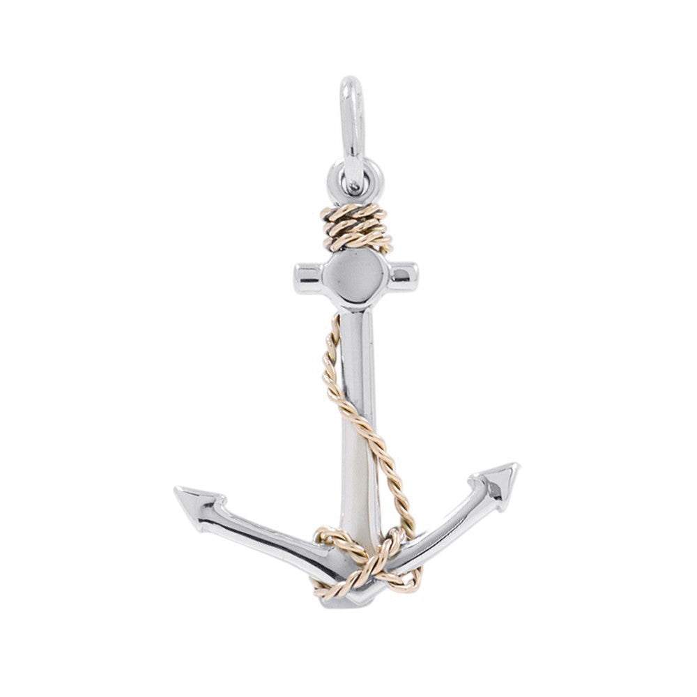 TIFFANY&Co. Anchor Necklace Top SV925 K14YG