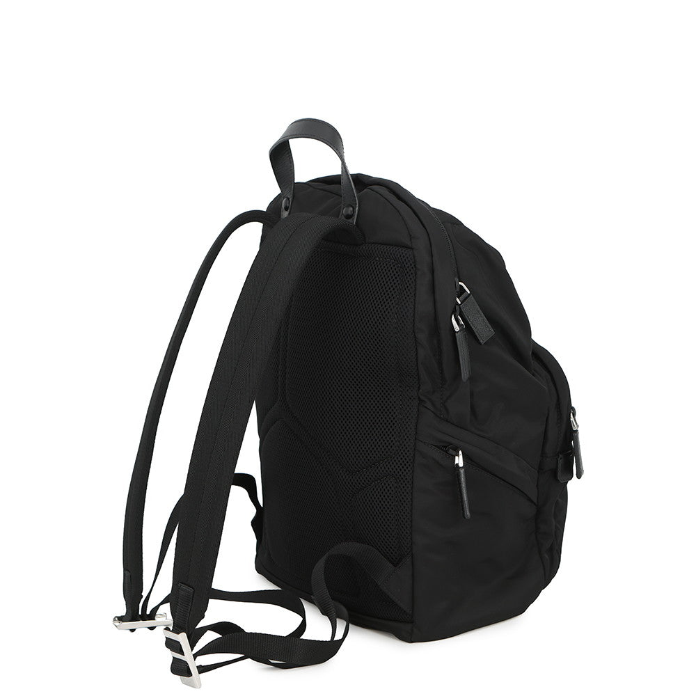 PRADA Re-Nylon xSaffiano LeatherBackpack Black2VZ104_2DMG_F0002_V_OOO Nylon Leather