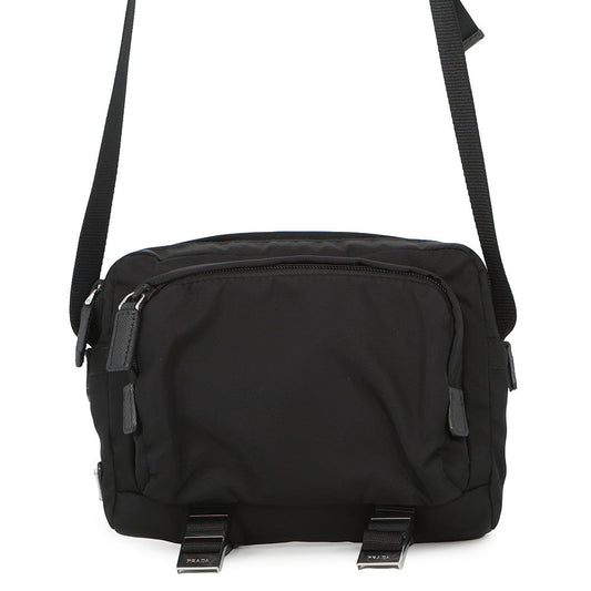 PRADA Technical Fabric Crossbody Shoulder Bag Black2VH043 Nylon