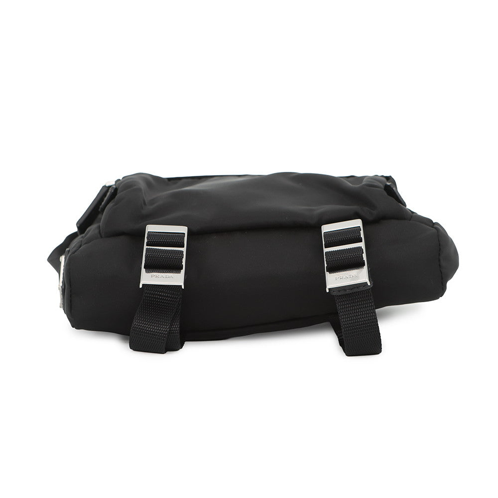 PRADA Technical Fabric Crossbody Shoulder Bag Black2VH043 Nylon
