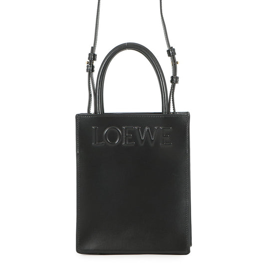 LOEWE Standard A5 Tote 2-Way Bag BlackA933S30X01 Calf Leather