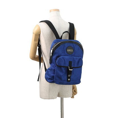 GUCCI Off the Grid Backpack Blue/Black644992 H9HON 4267 GGNylon Leather