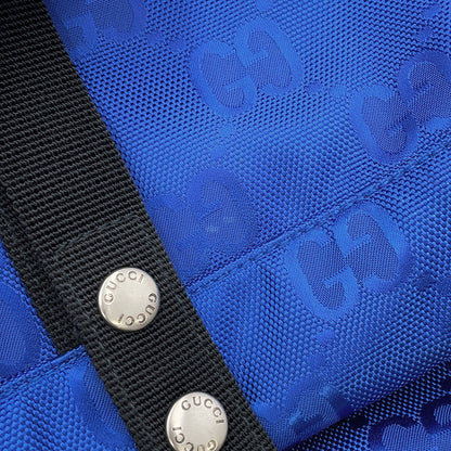 GUCCI Off the Grid Backpack Blue/Black644992 H9HON 4267 GGNylon Leather