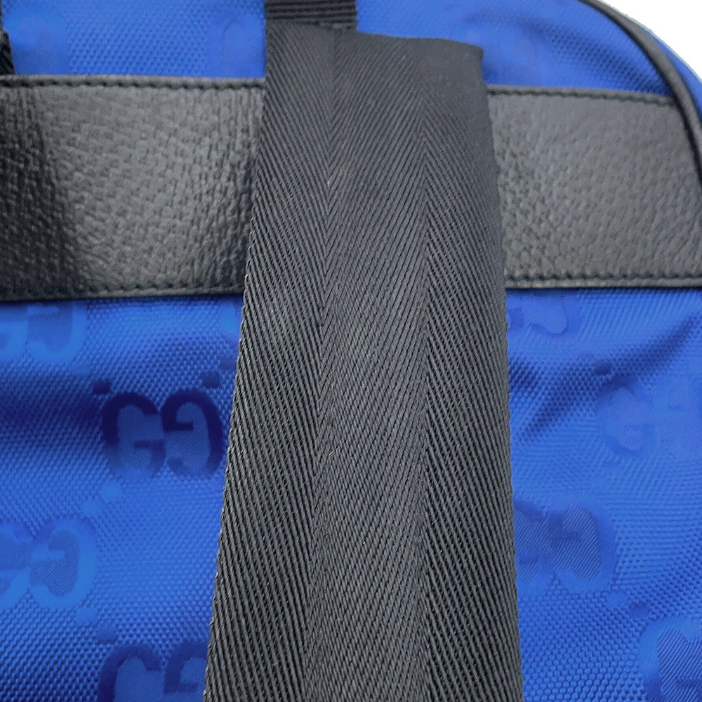 GUCCI Off the Grid Backpack Blue/Black644992 H9HON 4267 GGNylon Leather