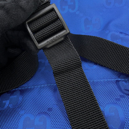 GUCCI Off the Grid Backpack Blue/Black644992 H9HON 4267 GGNylon Leather