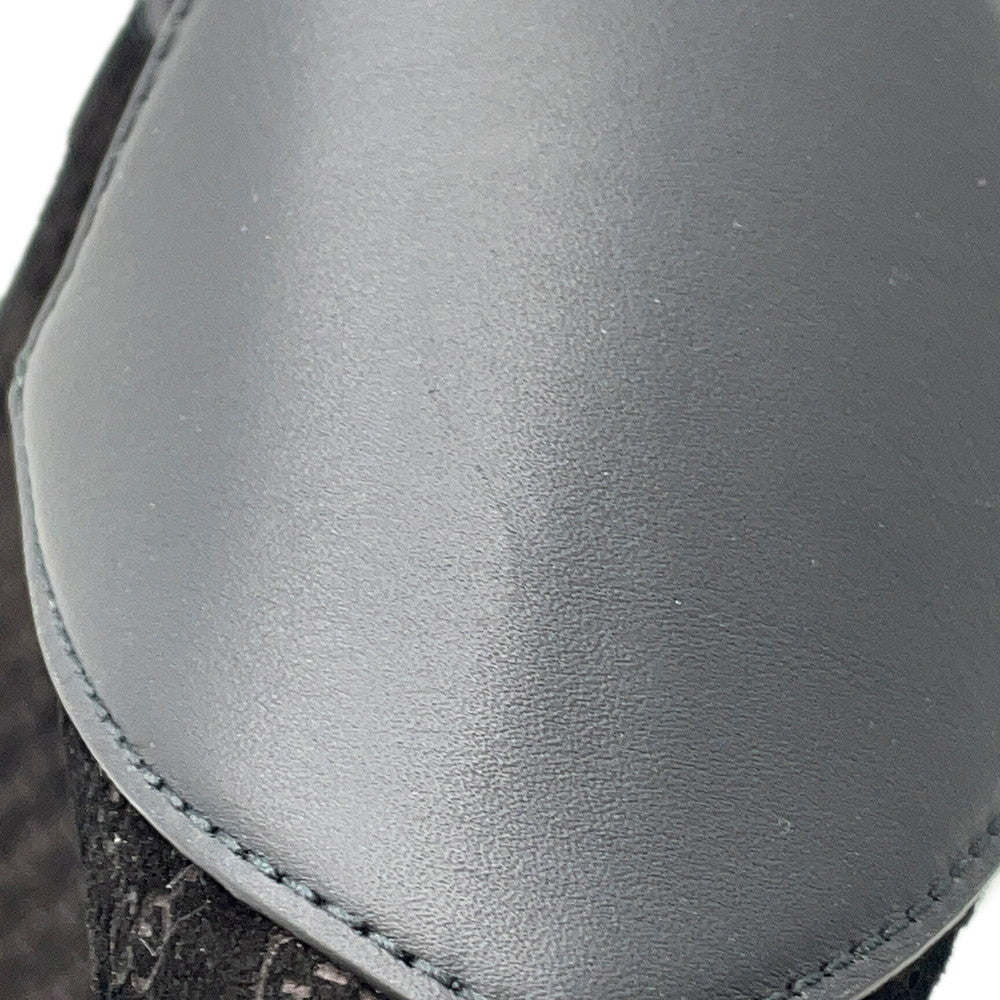 GUCCI GUCCI B Shoulder Bag Black834981 Micro GG Suede Leather