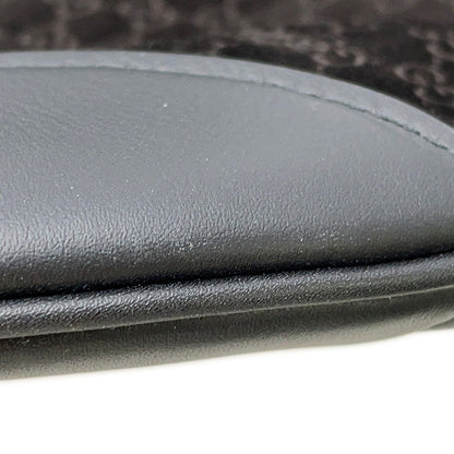 GUCCI GUCCI B Shoulder Bag Black834981 Micro GG Suede Leather