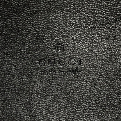 GUCCI GUCCI B Shoulder Bag Black834981 Micro GG Suede Leather