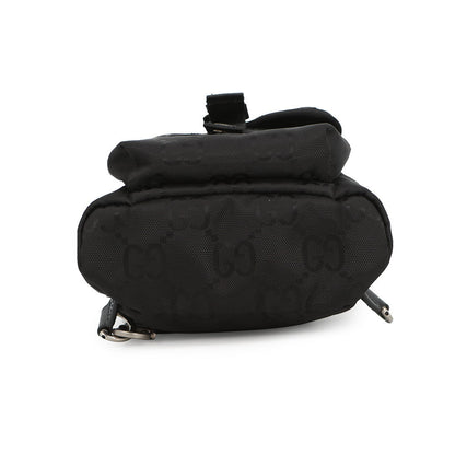 GUCCI GGNylon Off the Grid Sling Backpack Black658631 GGNylon Leather
