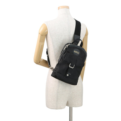GUCCI GGNylon Off the Grid Sling Backpack Black658631 GGNylon Leather