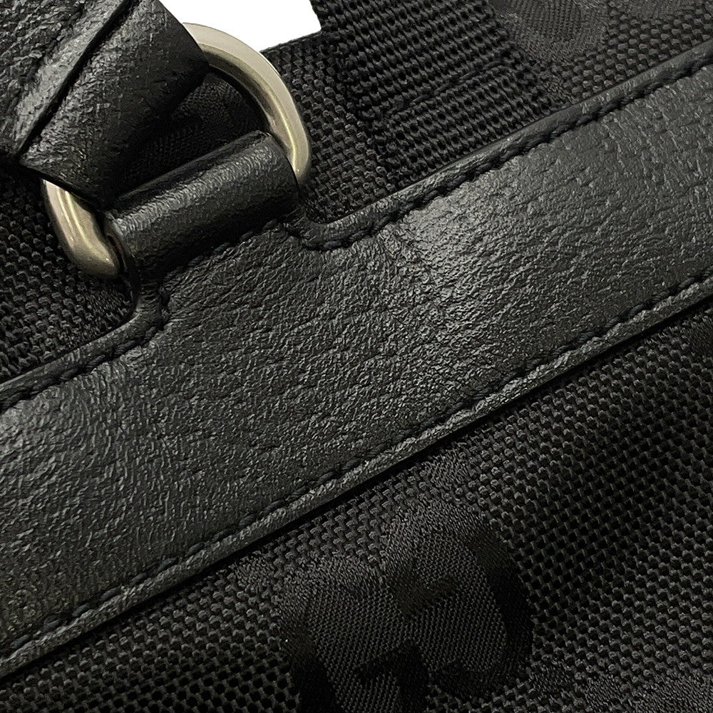 GUCCI GGNylon Off the Grid Sling Backpack Black658631 GGNylon Leather